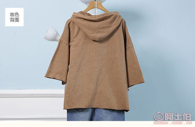 2017潮牌原創(chuàng)女裝 純棉五分袖連帽衛(wèi)衣大碼批發(fā)指南